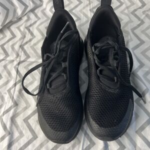 Nike Jordon Air7C Youth Sz 3 Black Tie Up Mesh Boys